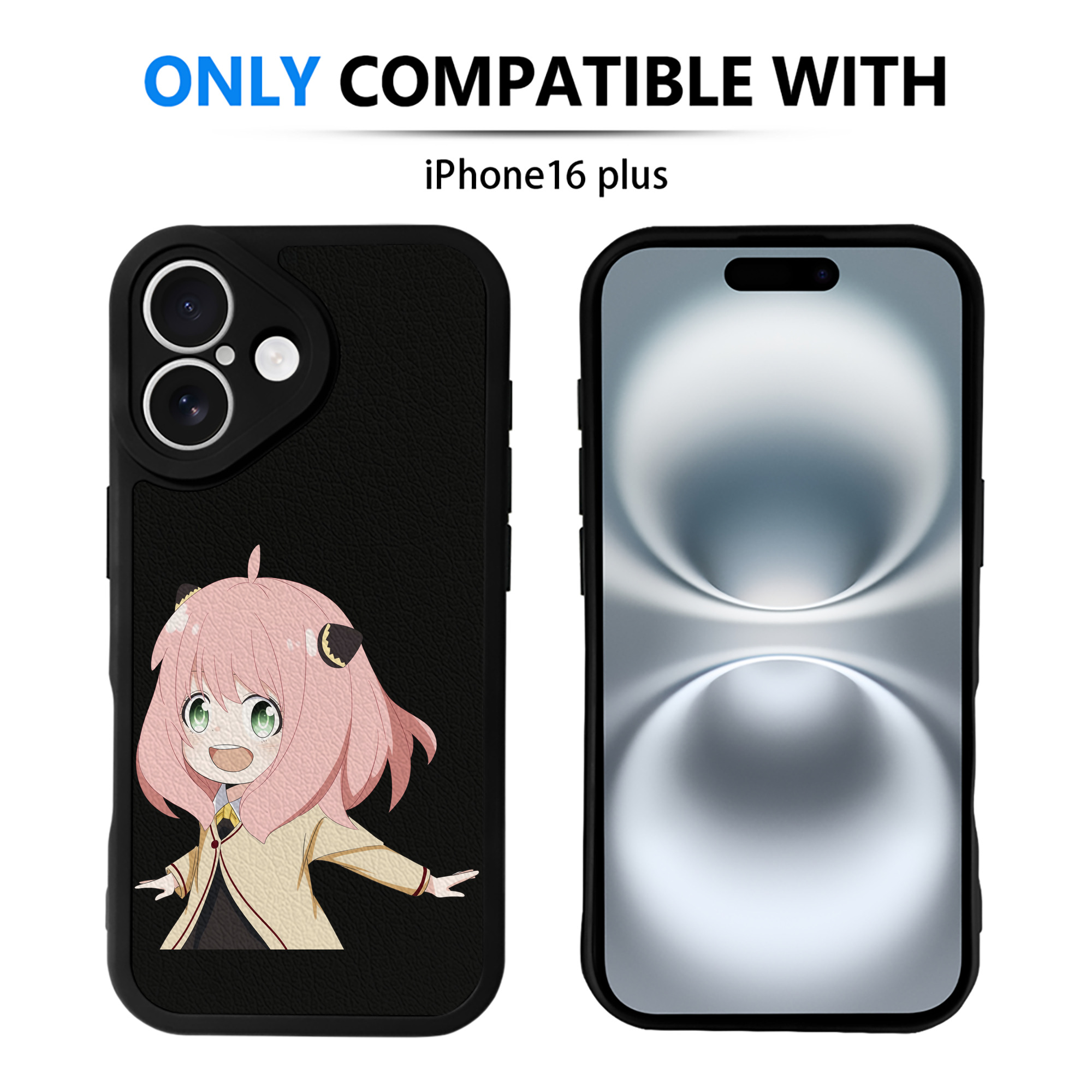 （画像用） SPY×FAMILY间谍家家酒 【iPhone 16シリーズ対応】シリコンスマホケース（レザー調） 材質：シリコン